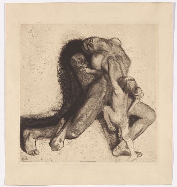 Gothic Modern: Käthe Kollwitz, Death and Woman, 1910.jpg