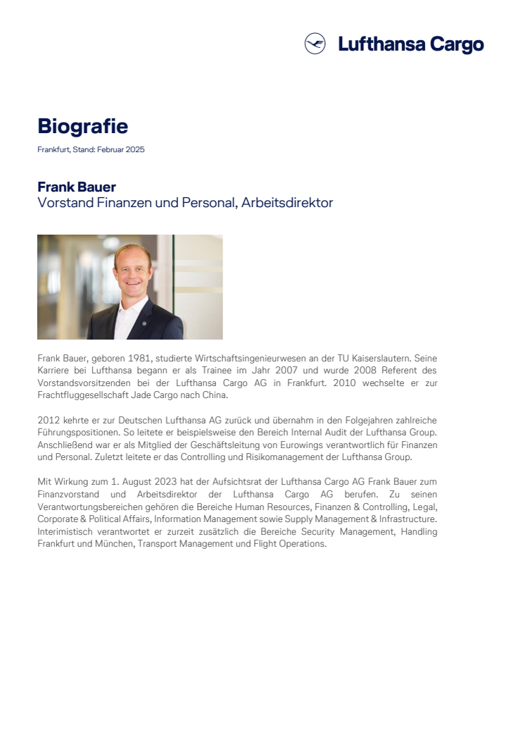 Biografie Frank Bauer DE