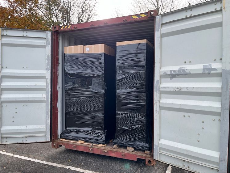 Container shipped to VOSH