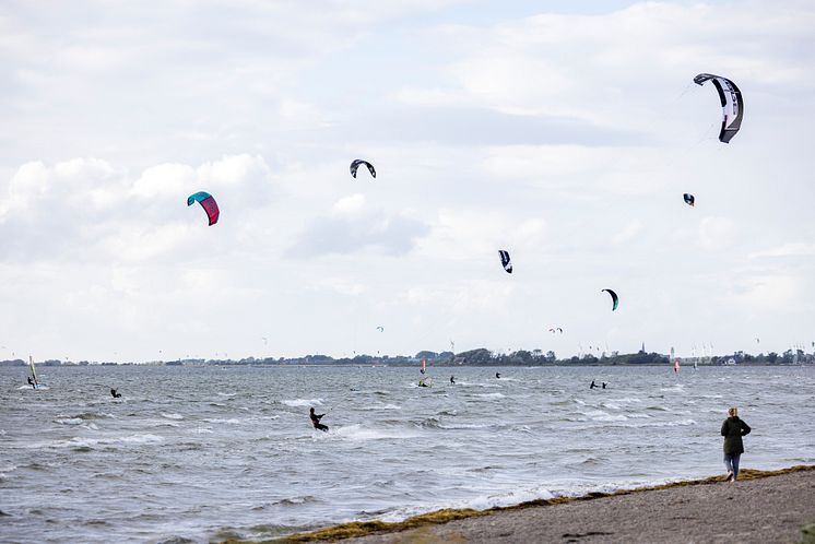 Kiten auf Fehmarn