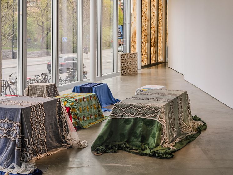 Installationsvy Det som bar mig, Bonniers Konsthall, 2025