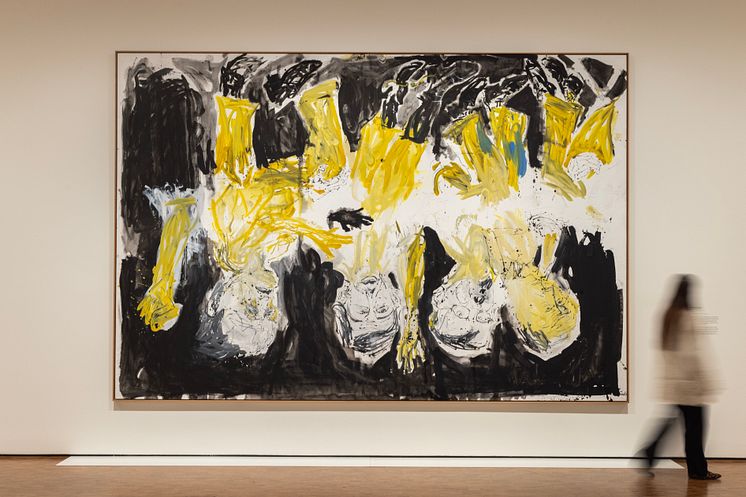 Georg Baselitz Med begge bena først/Feet First