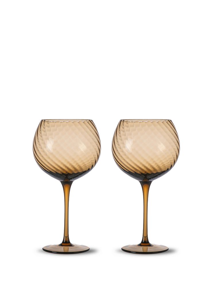 BYON AW24 - Wine glass Opacity brown