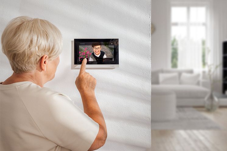 Video-Innenstation Hager intercom view mit Touchdisplay und App-Anbindung .jpg