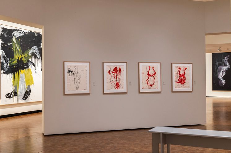 Georg Baselitz Med begge bena først/Feet First