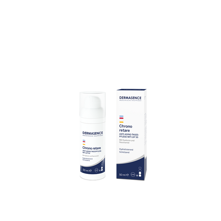 Produktbild DERMASENCE Chrono retare Anti-Aging-Tagespflege mit LSF 50 50ml