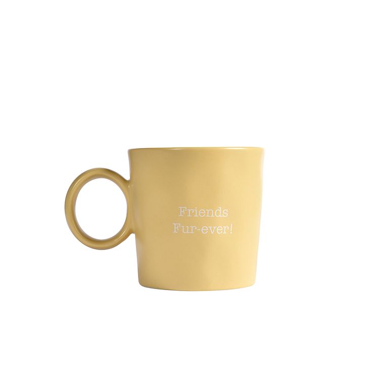 Fyrklövern Mickey & Friends Pluto mugg 32 cl "Friends Fur-ever" citat