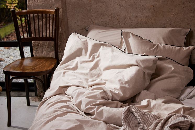 917751-25 Chambray bedset linen beige