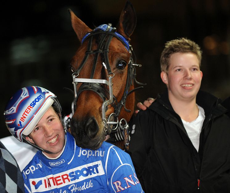 Rikard och Robert Skoglund tillsammans med Vildvitter