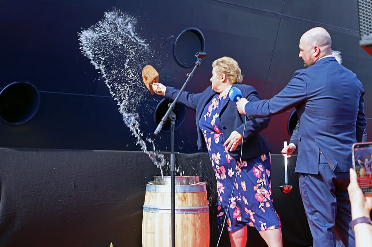 Havila Pollux naming ceremony