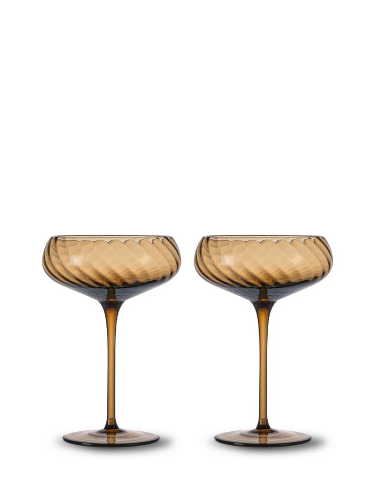 BYON AW24 - Champagne saucer Opacity brown