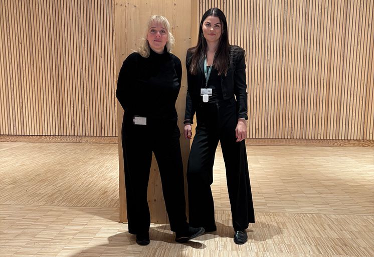 Pressbild Vintergalan Carina Brydling och Sofia Andersson Lundberg