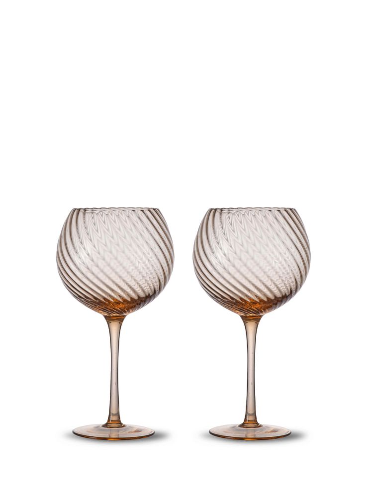 BYON AW24 - Wine glass Opacity peach