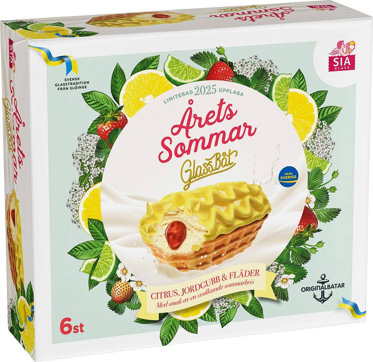 Årets Sommarglassbåt 6 st