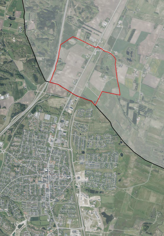 Område nord for bygrænsen i Støvring.png