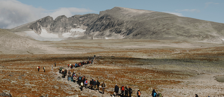 Snøhetta bestiger Snøhetta i Dovrefjell 