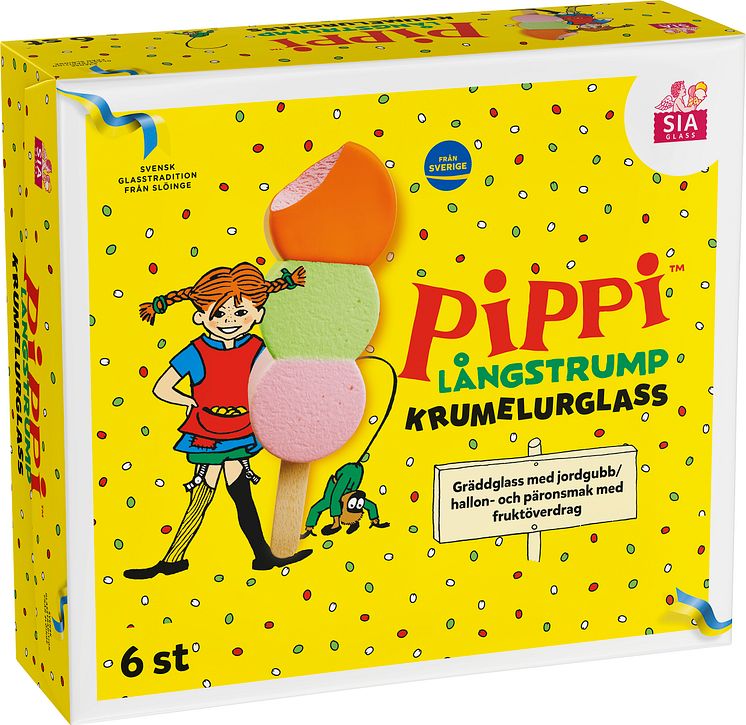 Pippi Krumelurglass 6 st jpg