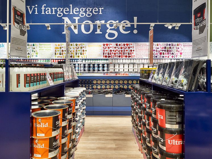Fargerike fargelegger Norge