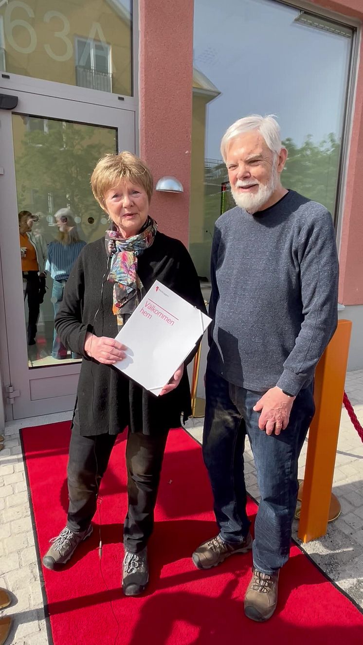 Nyinflyttade i Riksbyggens Bonum Brf Trädgårdslunden i Bromma