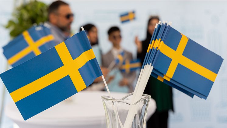 Göteborgs Stads medborgarskapsceremoni – flaggor
