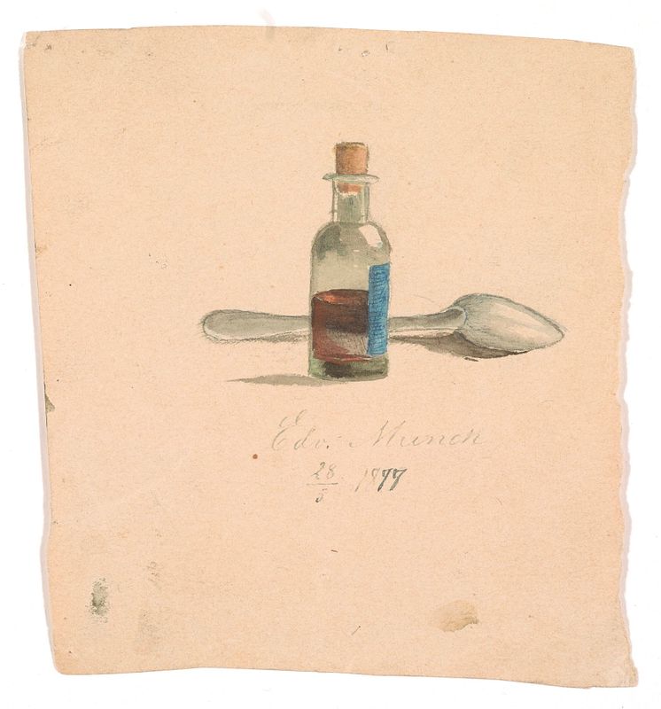 Medisinflaske og skje / Medicine Bottle and Spoon