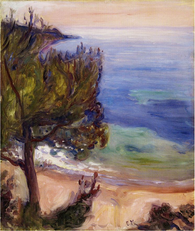 Edvard Munch, En pinje Cap Ferrat, 1892. Privat ägo. 