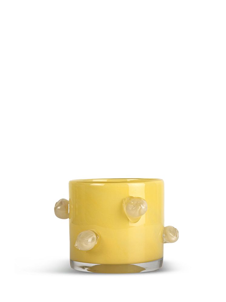 BYON SS25 - Candle holder Arlo XS Yellow/beige