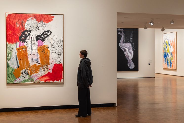Georg Baselitz Med begge bena først/Feet First