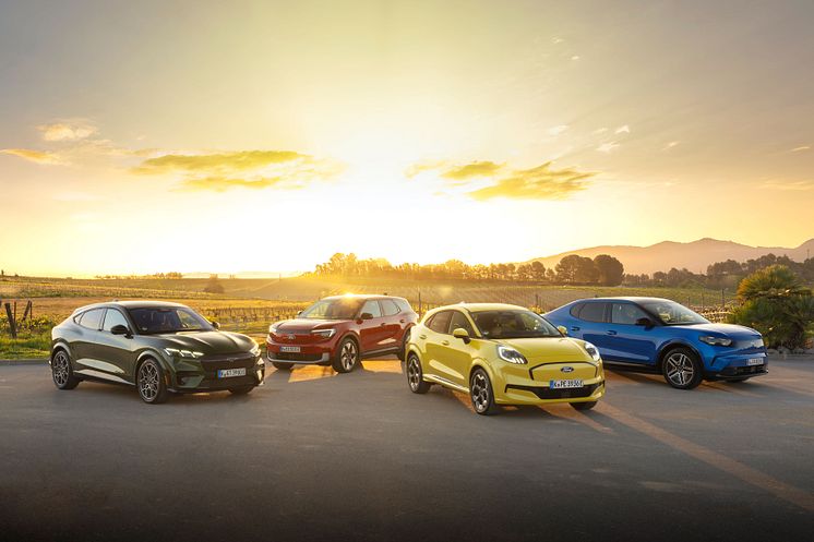 Die Familie rein elektrischer Fahrzeuge von Ford wird grösser