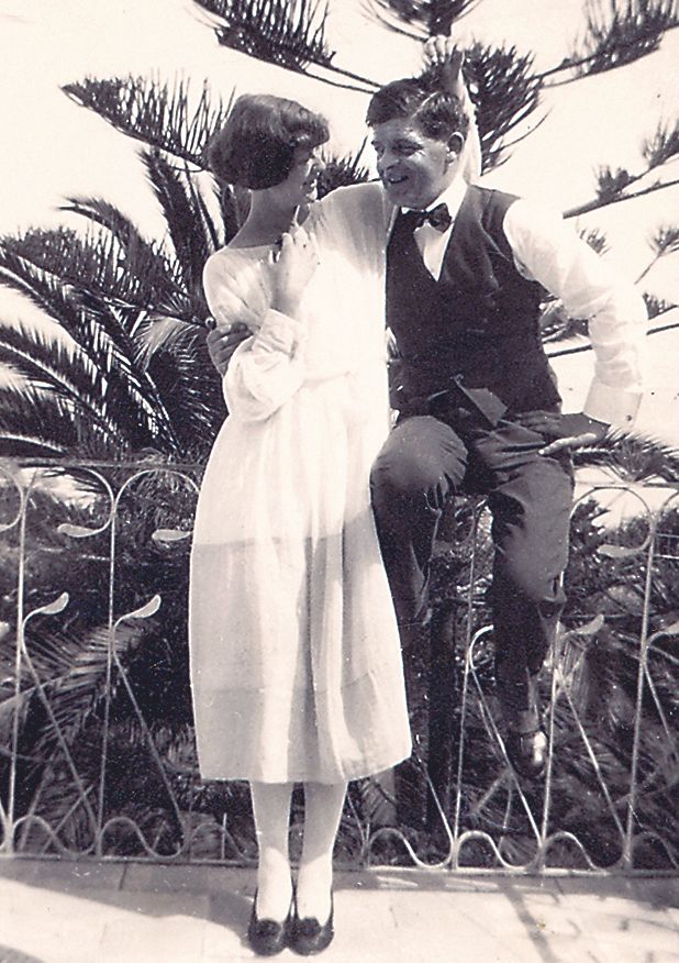 Evert Taube, honeymoon in Italy, 1925. Photo: Unknown.jpg