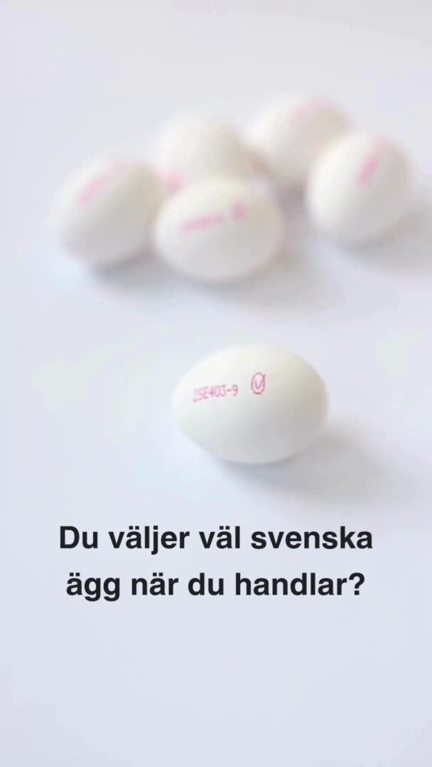 Du väljer väl svenska ägg