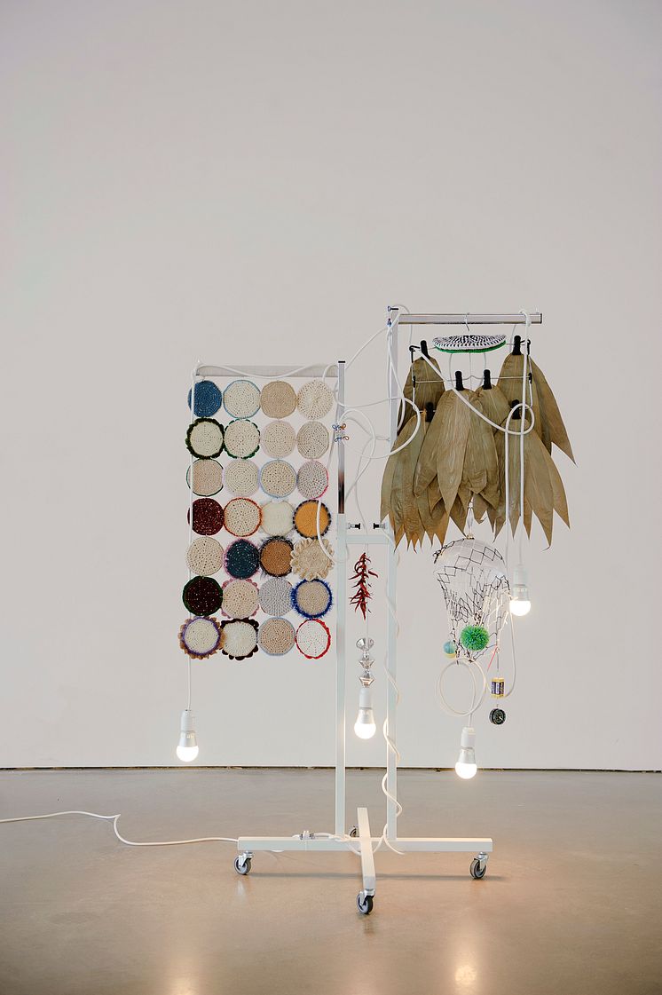 The Spiral and the Square, Haegue Yang, Circular Flats - Lotus Robe , 2010