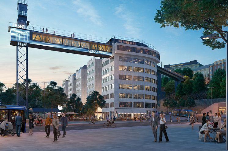 Facade Citybox Stockholm