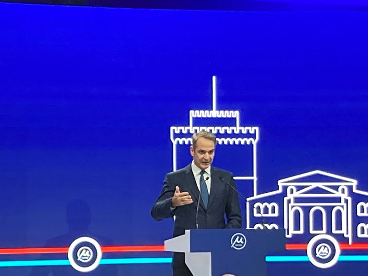 Greek PM at the innaugration ceremony.jpg