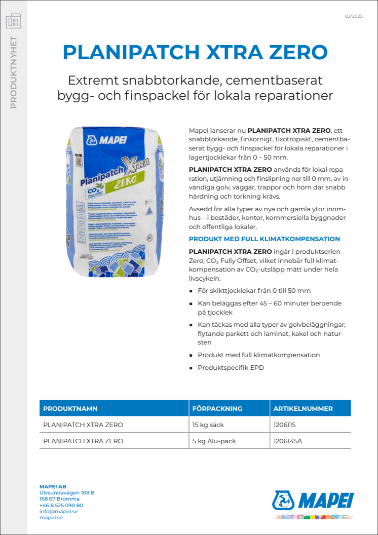 PLANIPATCH XTRA ZERO_PRODUKTNYHET_250205.pdf