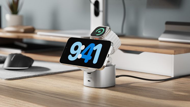 Alogic_Qi2_PowerPod_4In1_Wireless_Charger_On_Homesetup_3Qtr_Lifestyle_Image_Portrait_16x9.jpg
