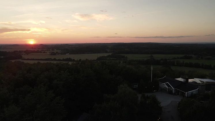 The View - utsikt över The Lodge & Honulele Spa i Skåne