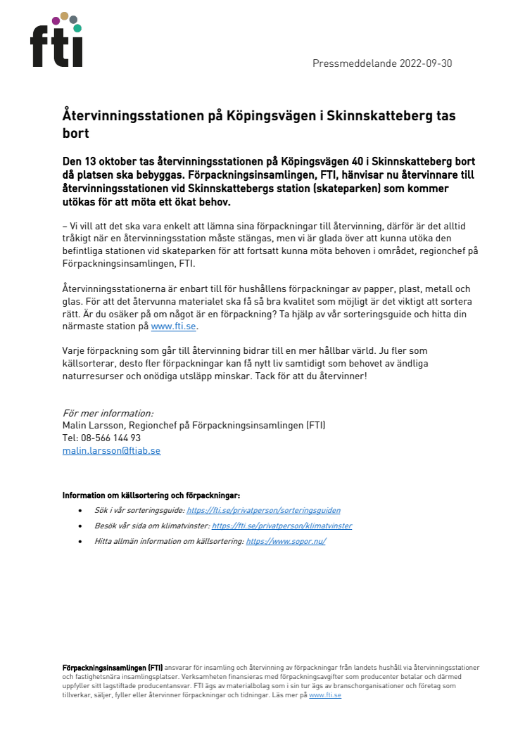 220930 Återvinningsstation i Skinnskatteberg tas bort.pdf