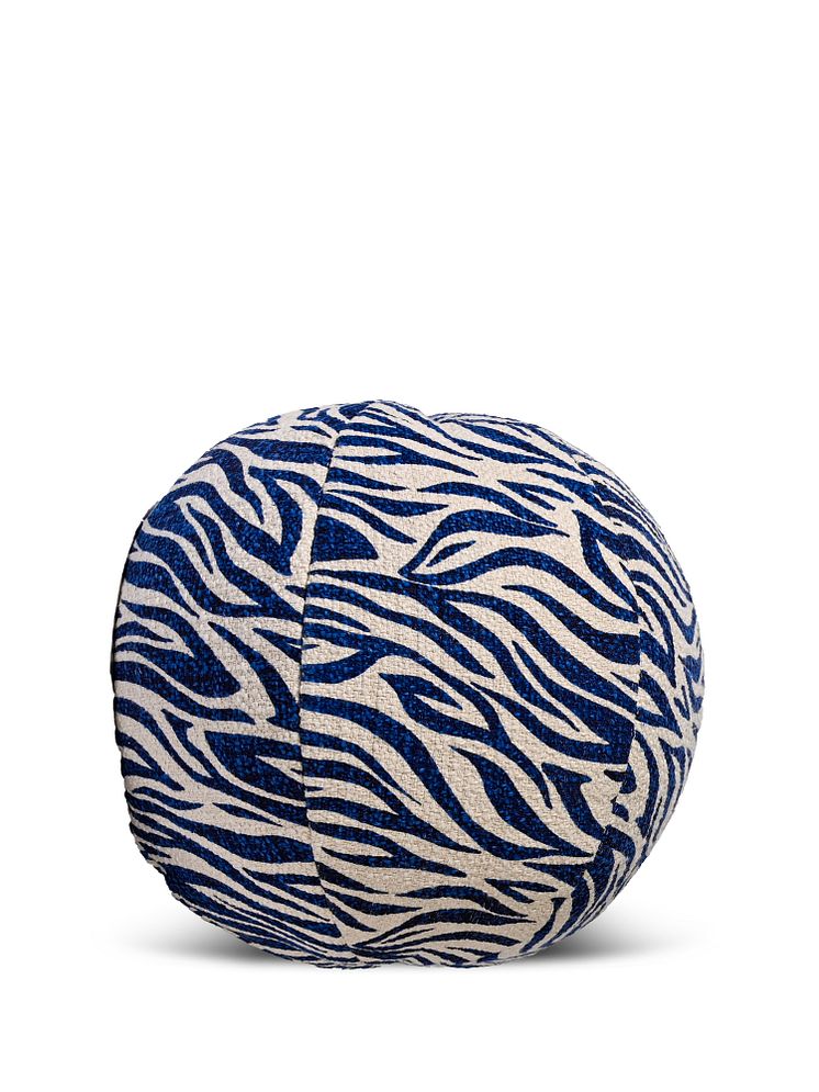 Byon AW25 produktbilder .- Pillow Anima zebra round blue