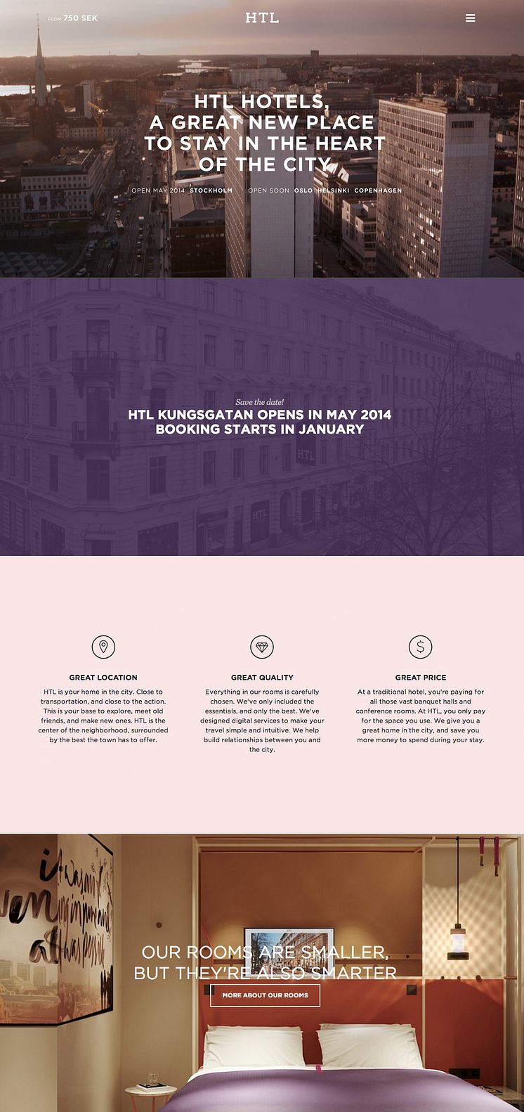 Nominerad Design S 2014, Digitala produkter & tjänster: HTLhotels.com