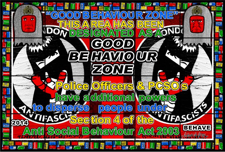 Gilbert & George,  BEHAVE, 2014