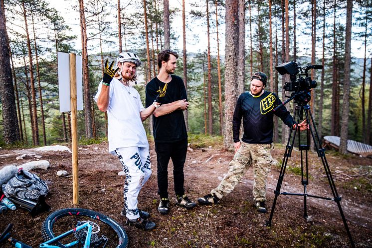 Brage laget sykkelfilm i Trysil i sommer