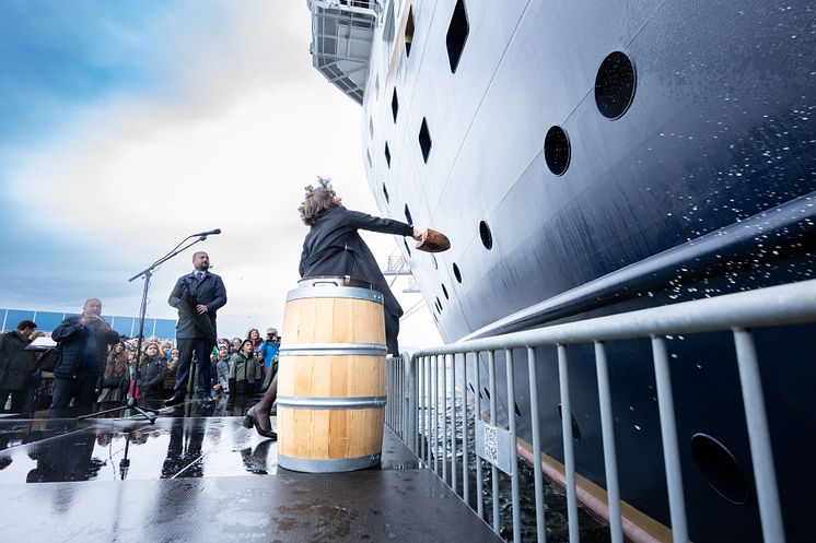Havila Capella naming ceremony
