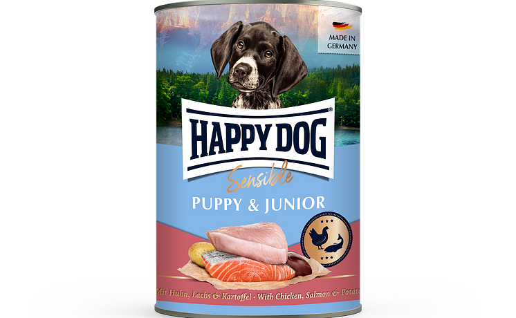 Happy Dog Young_Puppy_Junior_Huhn_Lachs_2©Happy Dog