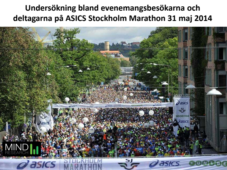 Rapport Stockholm Maraton 2014