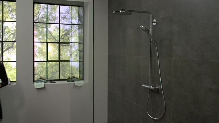 hansgrohe Raindance Select Showerpipe dusj med PowderRain