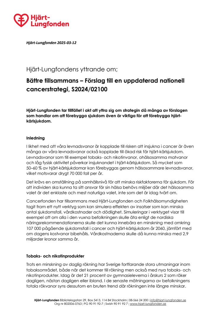 Yttrande av Hjärt-Lungfonden Cancerstrategi.pdf