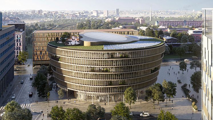 Forskaren Aerial View Bild Vectura & 3XN