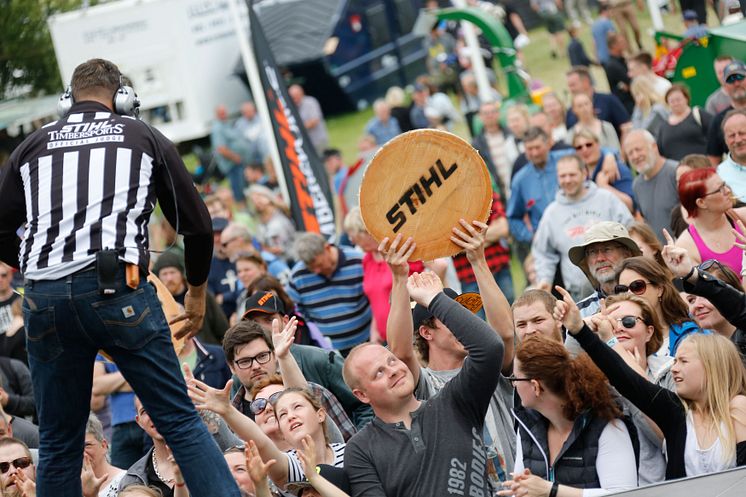 Publikrekord på Roskilde Dyrskue där Nordiska Mästerskapen i STIHL TIMBERSPORTS hölls