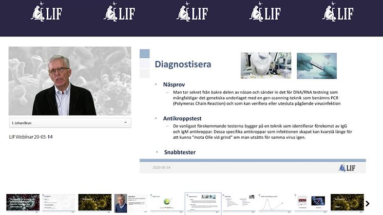 Missade du LIFs webbinar om forskning och utveckling av läkemedel och vacciner i kampen mot coronaviruset? Se det här!